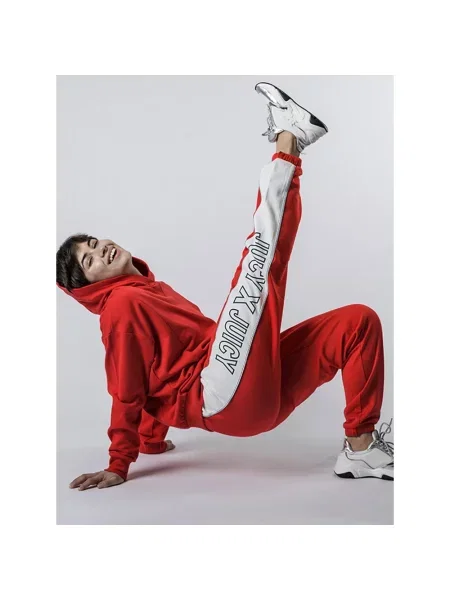 Spodnie Juicy Couture do biegania czerwone