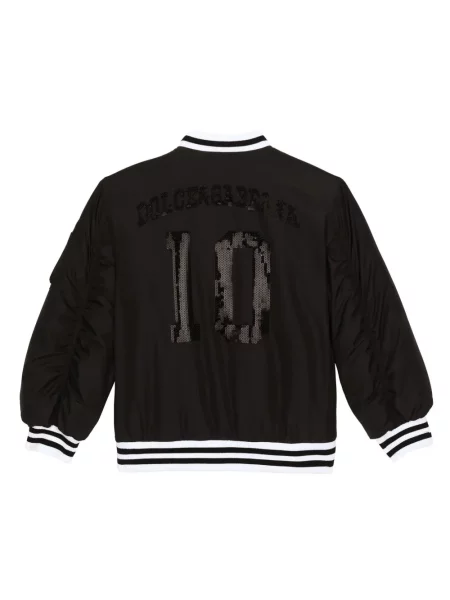 Geacă bomber copii Dolce & Gabbana negru
