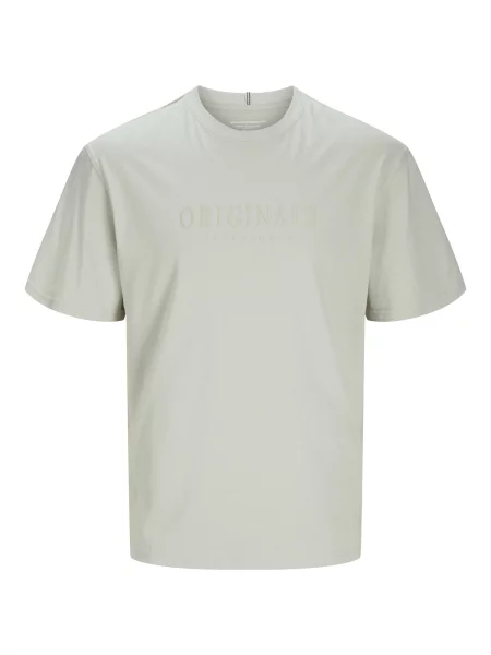 JACK & JONES Tricou JWHFREDERIKSBERG deschis gri