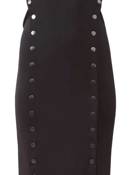 Rochie midi Fleur Du Mal până la genunchi de costum negru