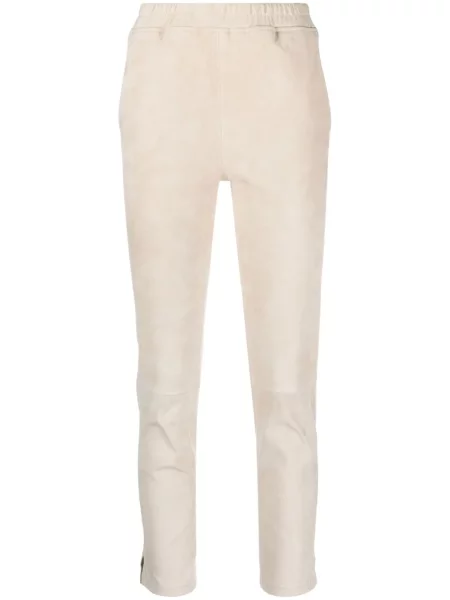 Decupat pantaloni Arma din piele skinny fit