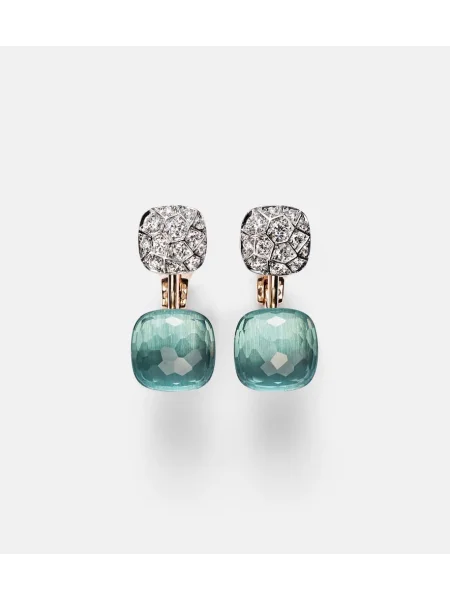 Cercei Pomellato alb