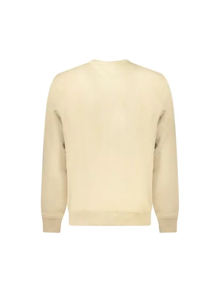 Bluza Tommy Jeans z długim rękawem klasyczna beżowa