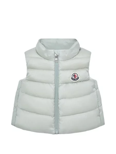 Kamizelka puchowa dziecięca Moncler Enfant szara