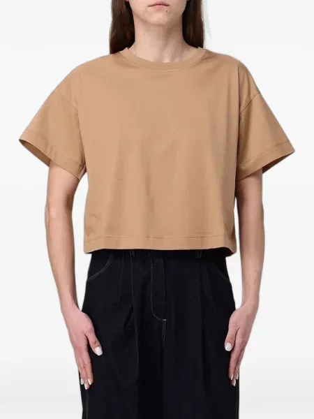 Decupat tricou Max Mara cu broderie