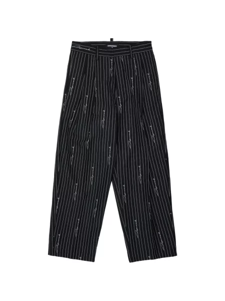 Spodnie dziecięce Dsquared2 czarne