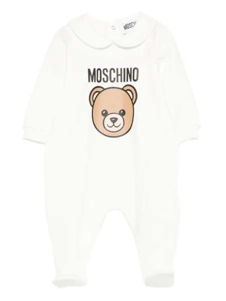 Piżama dziecięca Moschino biała