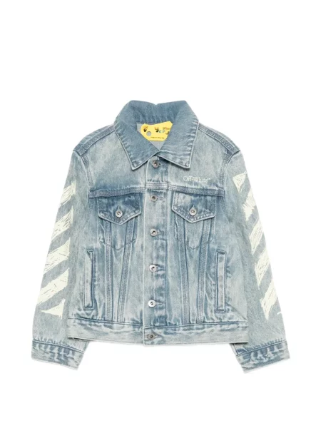 Kurtka jeansowa dziecięca Off-white biała