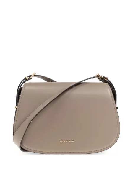 Geanta crossbody Michael Michael Kors din canvas gri