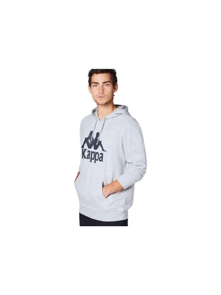Majica Kappa s kapuljačom siva