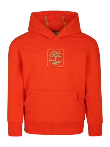 Bluza z kapturem dziecięca Timberland czerwona