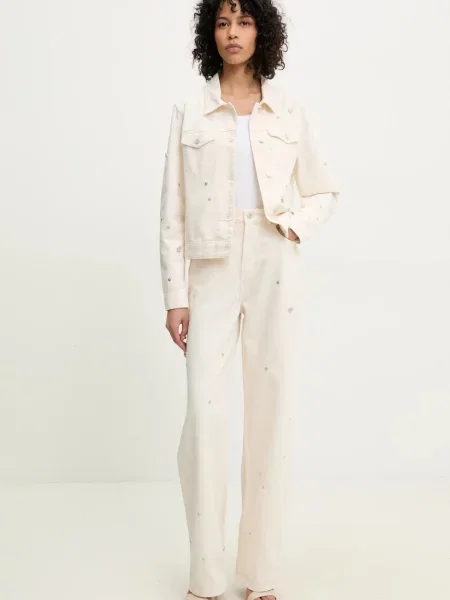 Moschino Jeans kurtka przejściowa beżowy