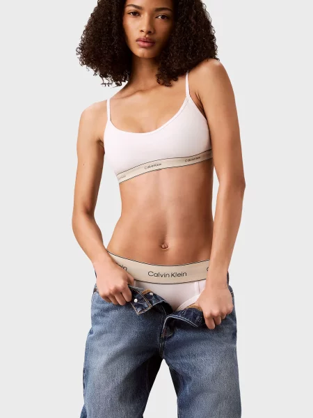 Без підкладки бюстгальтер Calvin Klein білий