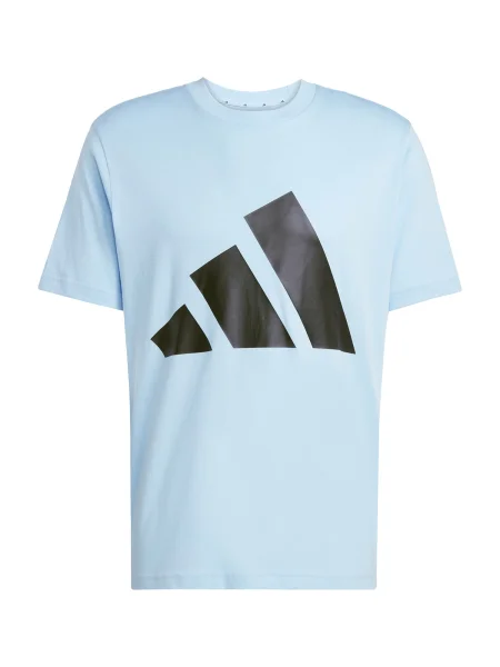 ADIDAS SPORTSWEAR Tricou funcțional Essentials albastru deschis negru