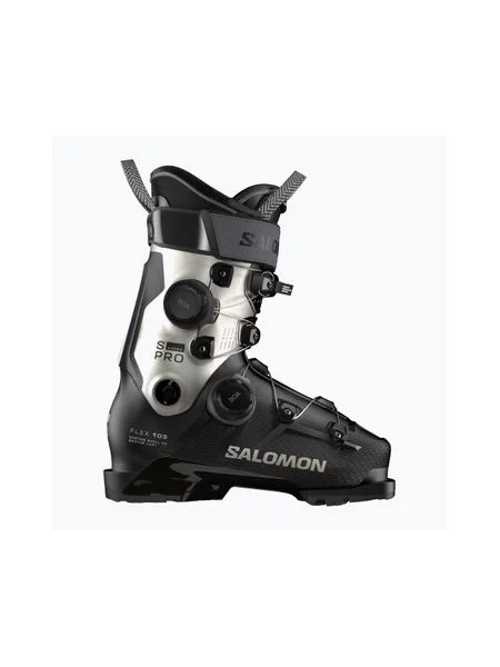 Черевики гірськолижні Salomon S/PRO Supra Dual Boa W GW black/light bronze metallic/black чорні
