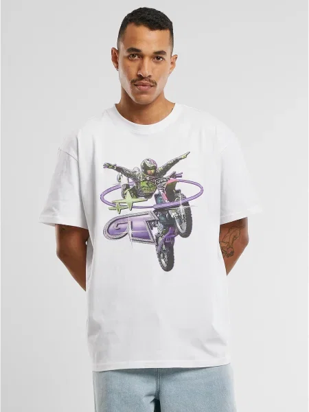 Tricou Mister Tee alb