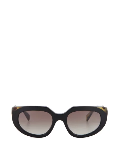 Ochelari de soare Prada cu imprimeu geometric negru