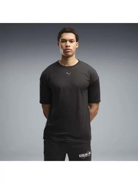 MÄ™ska koszulka treningowa PUMA Crew Oversized Akcesoria S czarny