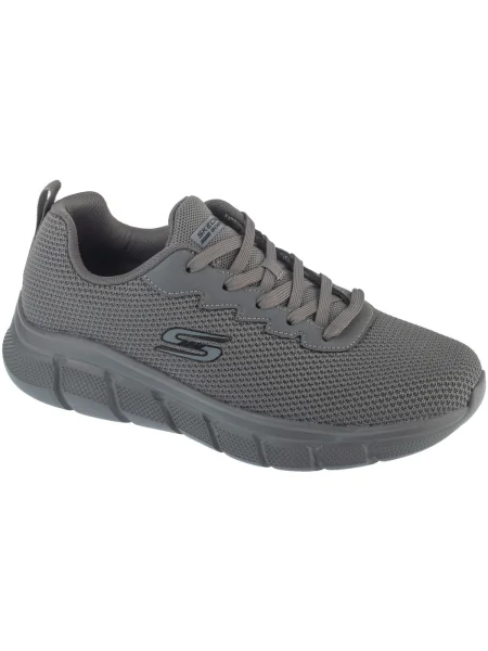 Pánske topánky SKECHERS Bobs Flex Chill Edge dark grey sivá