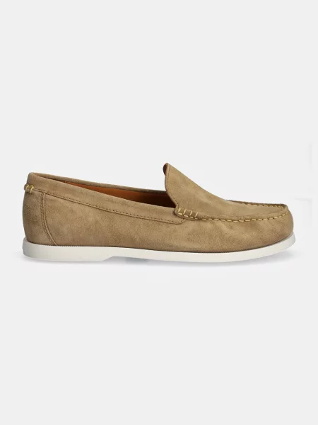 Μοκασίνια σουέτ Polo Ralph Lauren Merton Vnetn μπεζ
