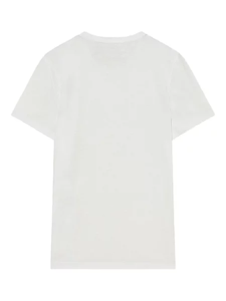 Tricou Patrizia Pepe cu decolteu rotund alb