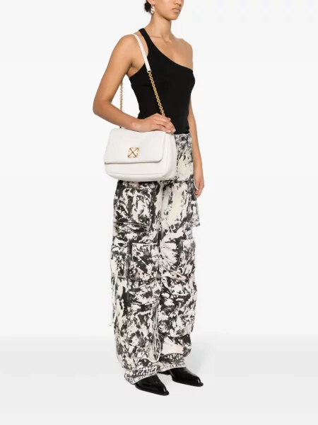 Zateplená kabelka Off-white bílá