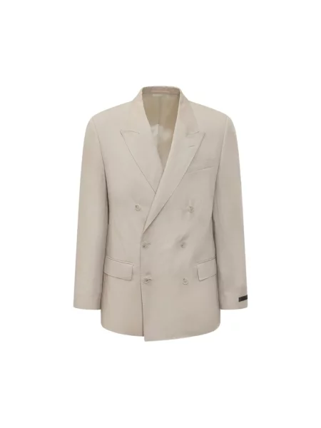 Lniana lniana marynarka Boss szara