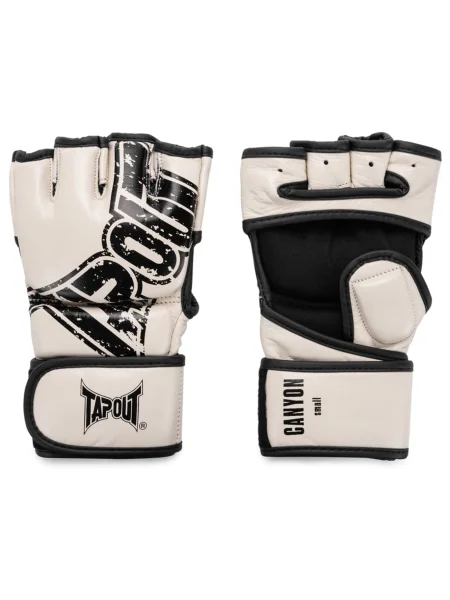 Tapout Sportske rukavice Canyon ecru/prljavo / crna bijela