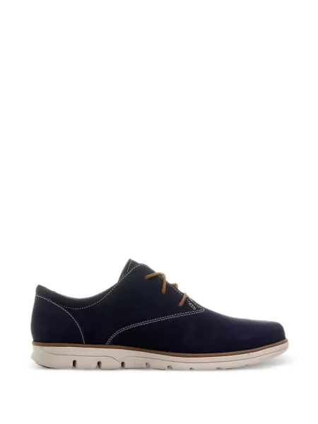Pantofi derby Timberland din piele de căprioară albastru