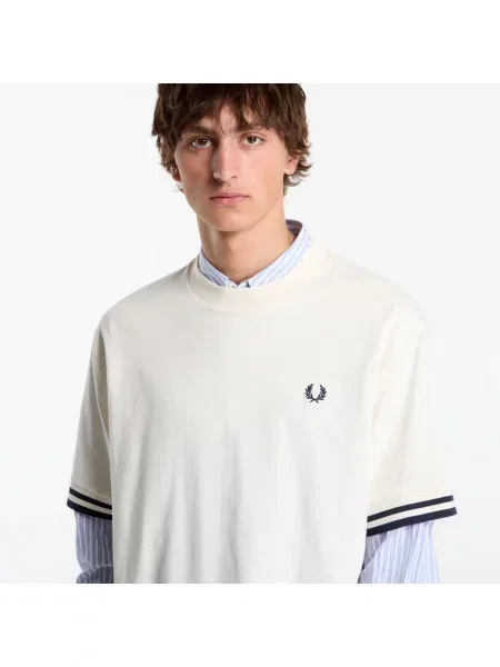 Tricou FRED PERRY Bold Tipped Tshirt Ecru L