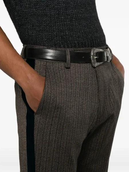 Pantaloni Wales Bonner cu dungi gri