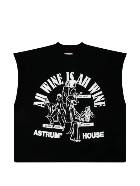 Cămașă Astrum cu imagine negru
