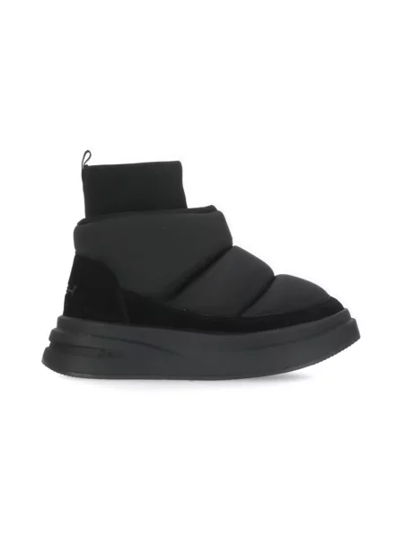 Ocieplane buty do kostki Ash skórzane czarne
