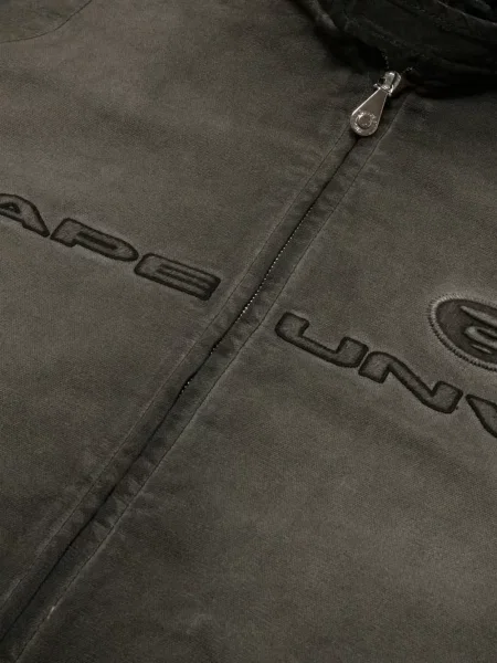 Jachetă cu glugă Aape By A Bathing Ape cu glugă gri
