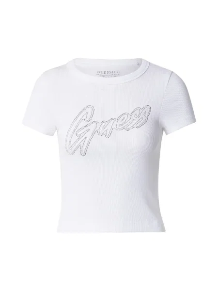 Guess Tricou alb