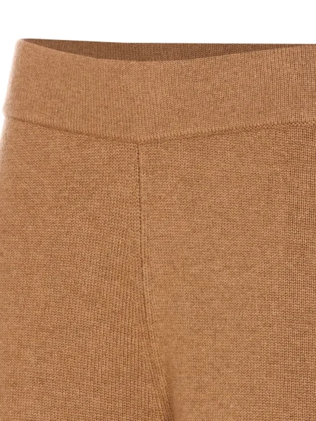 Pantaloni Max Mara de lână maro