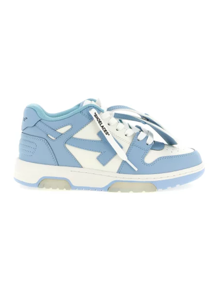 Sneakersy Off-white skórzane biznesowe białe