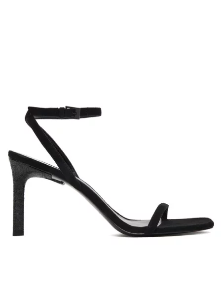 Tory Burch Sandali Pave Heeled črna