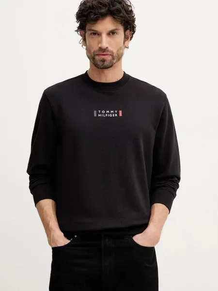 Tommy Hilfiger bluza z nadrukiem czarny
