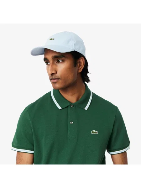 Поло Lacoste зеленое