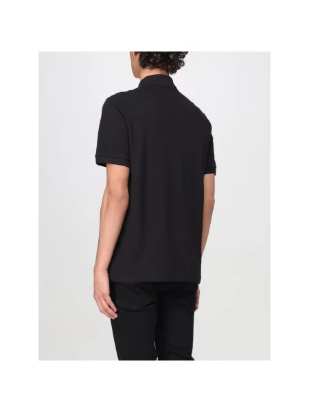 Koszulka polo Versace Jeans Couture z logo czarna