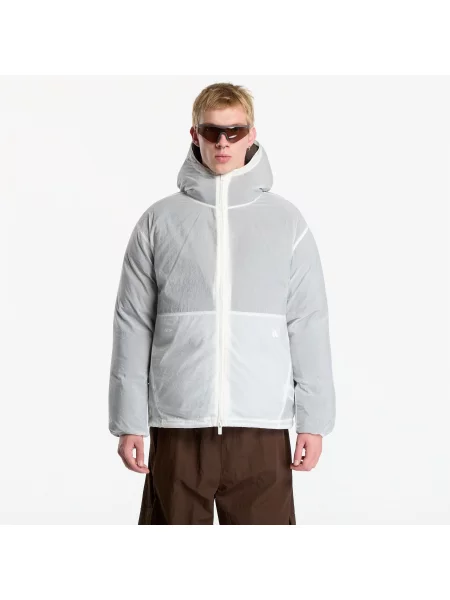 Jachetă adidas x Arte Antwerp Puffer Jacket Shadow Olive/ Off White L alb