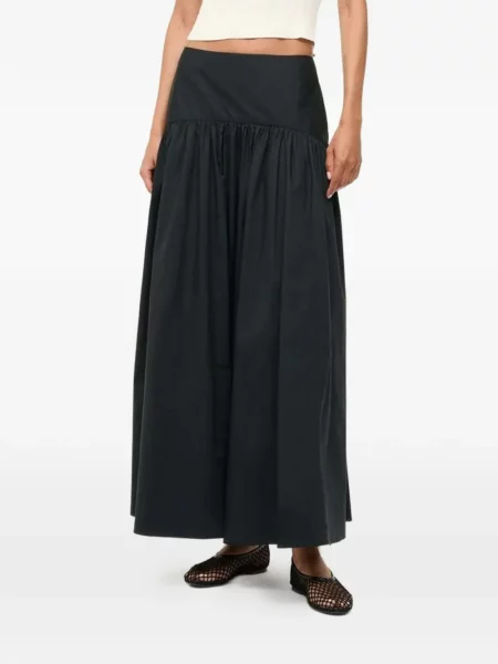 Maxi fusta maxi Staud negru