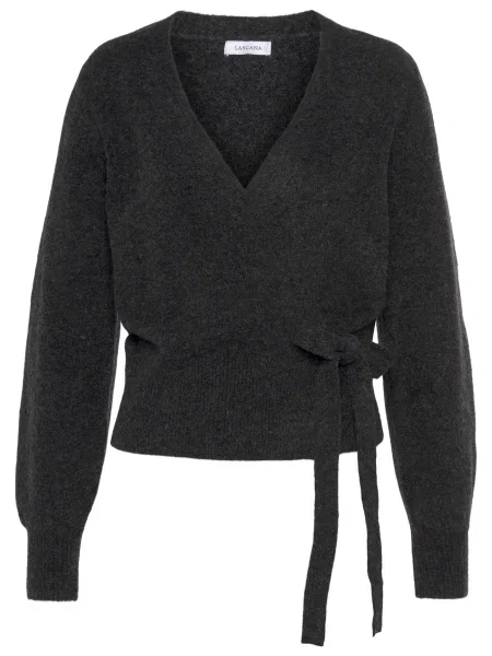 LASCANA Geacă tricotată metalic gri