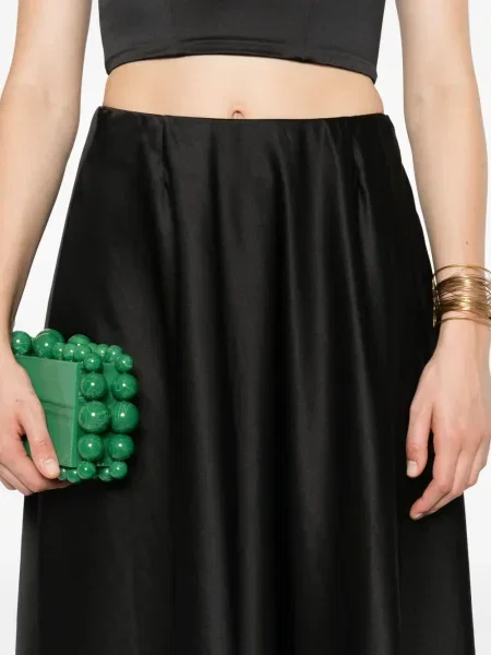 Fustă Forte_forte din satin negru