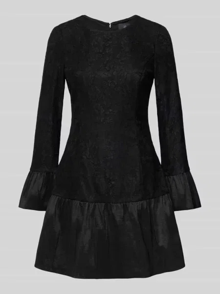 Sukienka mini z obszyciem z koronki na całej powierzchni Adrianna Papell czarna