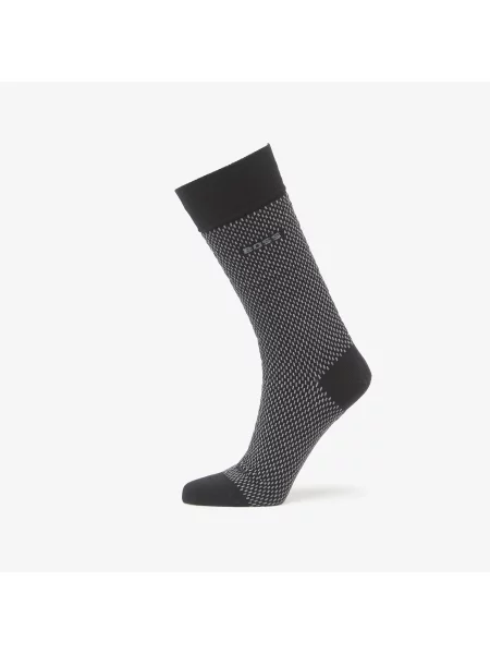 Șosete Hugo Boss Rs Minipattern Cc Black negru