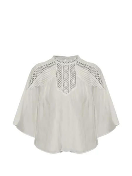 Top Marant Etoile tricotate alb