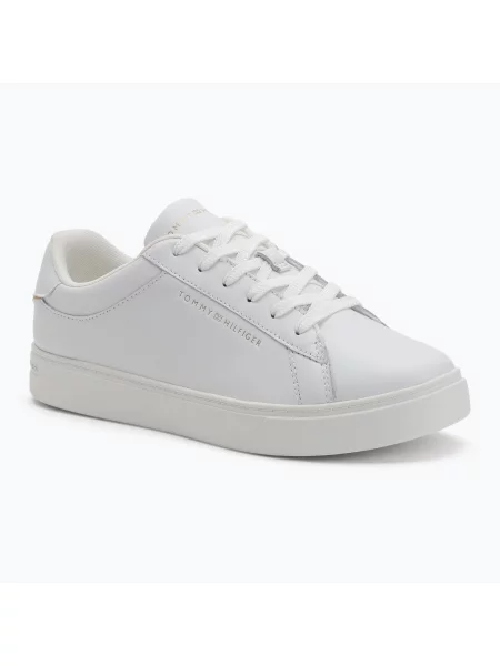 Lniane trampki Tommy Hilfiger casual białe