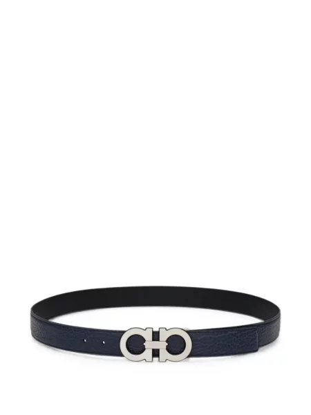 Cu centură curea Ferragamo din piele albastru